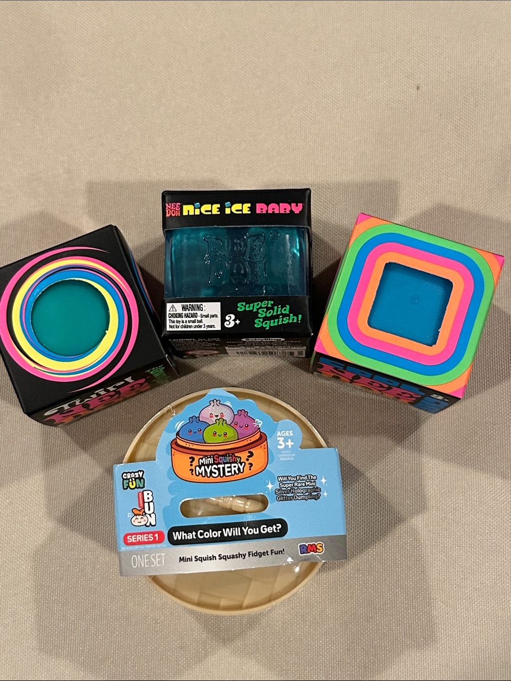 4 - Teenie NeeDoh & RMS Mini Dumpling Bundle - NWT